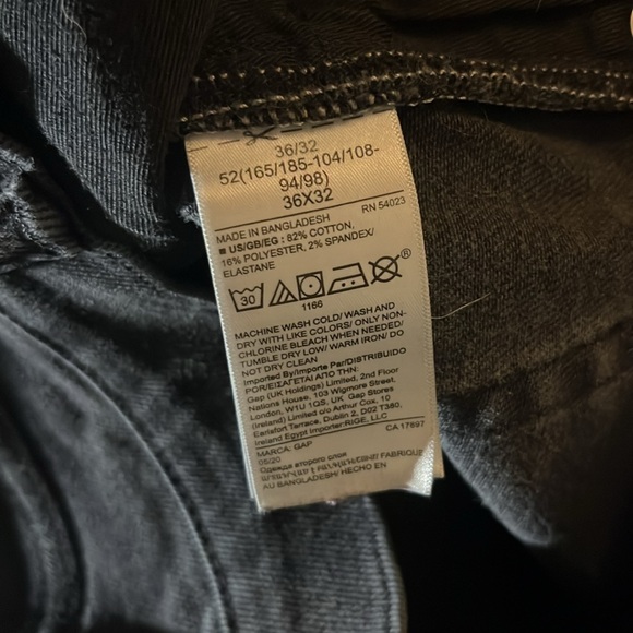 Gap Gapflex Max Men’s Skinny Stretch Jeans 36x32 - Picture 5 of 5
